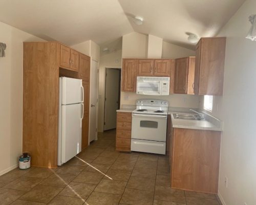 #134 Kitchen with White Appliances