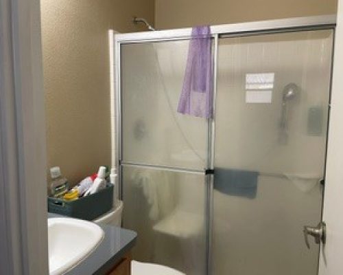 #135 Bath with walk in shower
