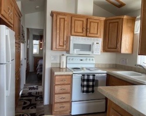 #171 Kitchen with white applainces