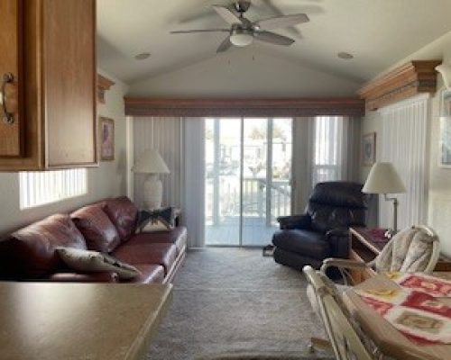 #171 Livingrome with view of front porch