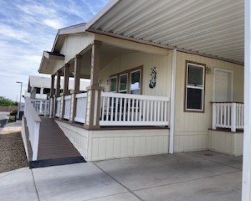#2145 Large Front Porch & Ramp