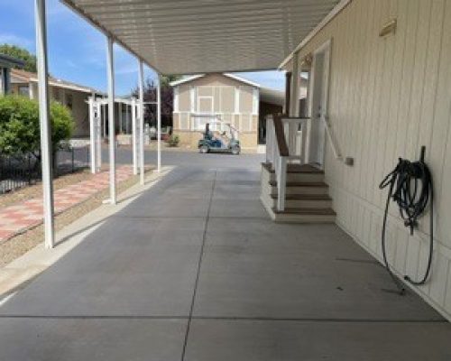 #2145 Long Carport & Paved walk way with Arbor