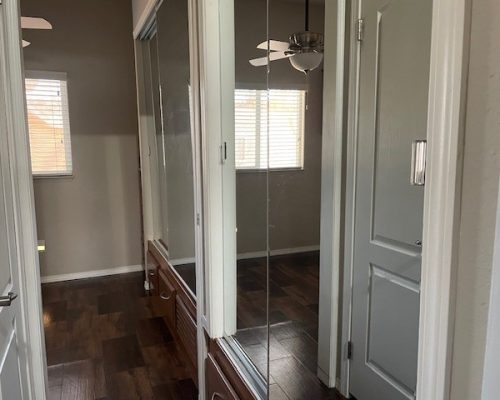 #261 Closet in hallway mirrored