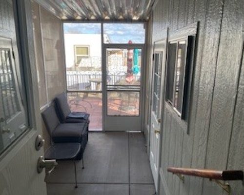 #354 Side exit to shed and Patio