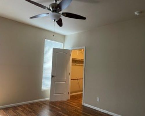 Master Bedroom with walk in closet